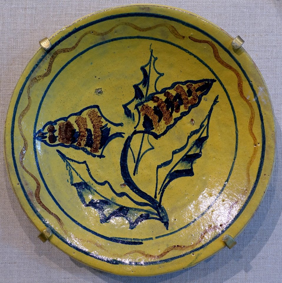 Plate, Henry Varnum Poor, 1927, earthenware - Portland Museum of Art - Portland, Maine - DSC04103
