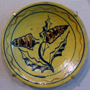Plate, Henry Varnum Poor, 1927, earthenware - Portland Museum of Art - Portland, Maine - DSC04103