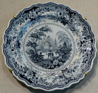 Plate, Joseph Heath & Company, England, 1838-1841, earthenware - Portland Museum of Art - Portland, Maine - DSC04109