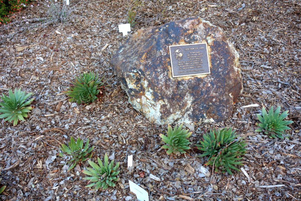 Plaque - San Luis Obispo Botanical Garden - DSC05971