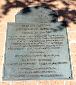 Plaque - Sunken Gardens - Atascadero, CA - DSC05351