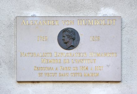 Plaque Humboldt Paris