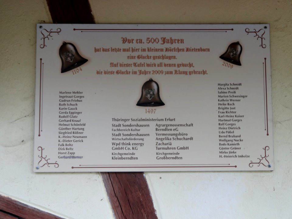 Plaque monastery Dietenborn 6