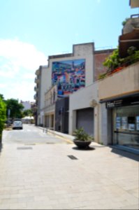 Pineda de Mar, C. de la villa, mural