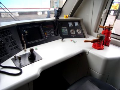 Pioneer 001 train interior 1 - cabin control panel right