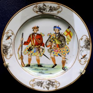Plate, Jingdezhen, China, 1743-1745, porcelain - Peabody Essex Museum - Salem, MA - DSC05162