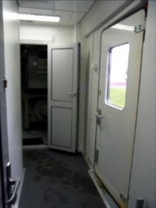 Pioneer 001 interior - corridor in motor car