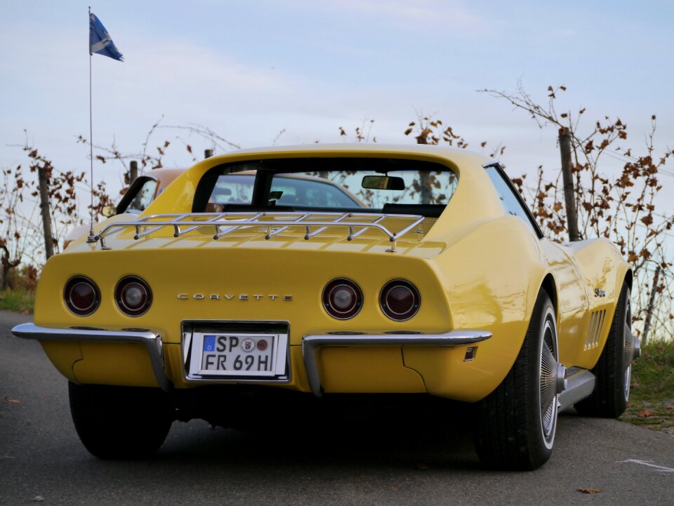 Yellow historically vehicle