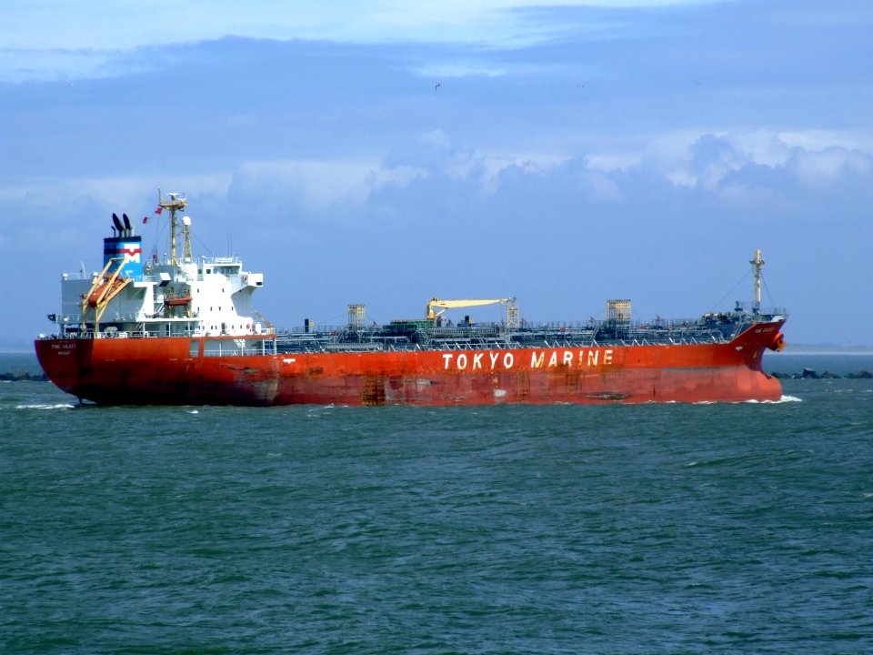 Pine Galaxy p6 approaching Port of Rotterdam, Holland 14-Jul-2007