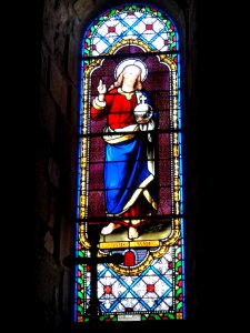 Pionsat (Puy-de-Dôme) église, vitrail 04