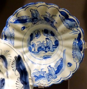 Plate, Netherlands or England, late 1600s, ceramic - Museum of Anthropology, University of British Columbia - DSC09103