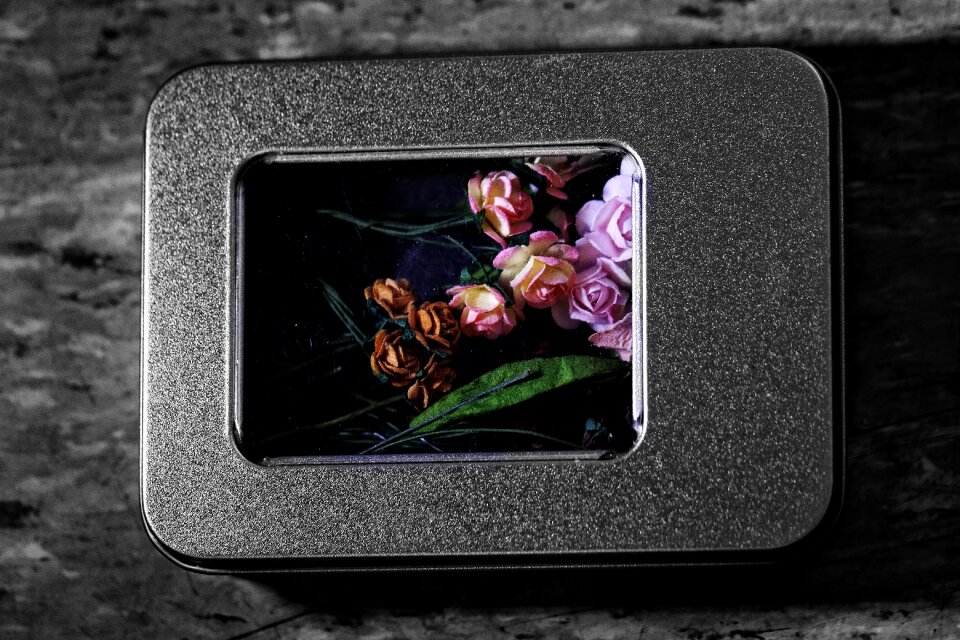 Miniature love gray box