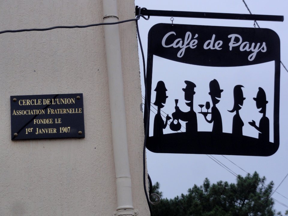 Pissos (Landes) café de Pays