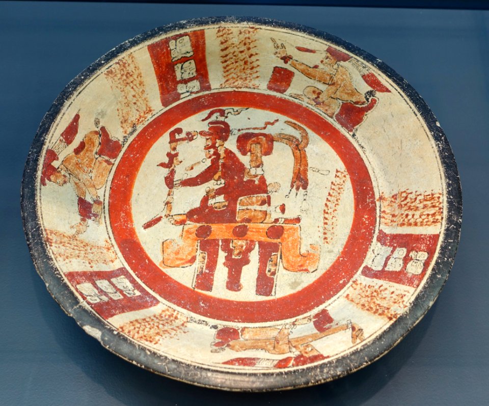 Plate - Classic Maya - Ethnological Museum, Berlin - DSC00689