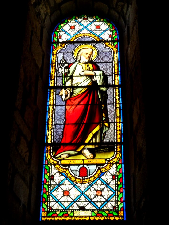 Pionsat (Puy-de-Dôme) église, vitrail 03