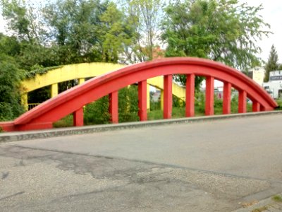 Pinz, Durlach, Eisenbahnbrücke Pforzheimer Straße