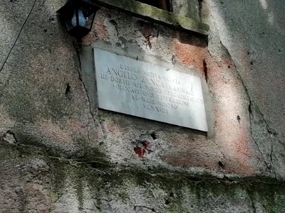 Plaque to Angelo Zanca