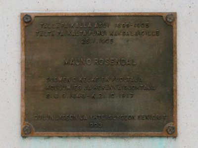 Plaque Kauppurienkatu 4 Oulu 20210106