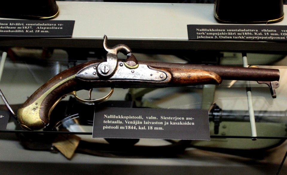 Pistol in Northern Ostrobothnia Museum Oulu