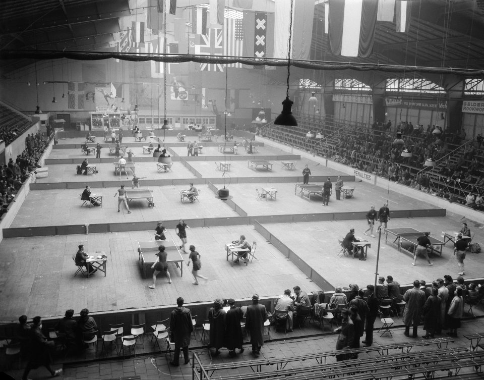 Ping pong kampioenschappen op Houtrust Den Haag, Bestanddeelnr 906-3724