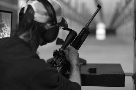 Target gun rifle photo