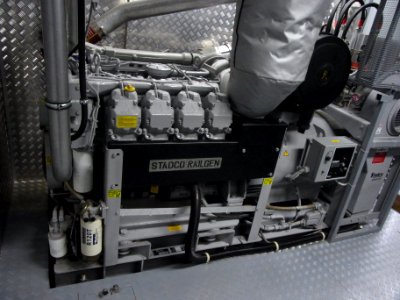 Pioneer 001 train interior - Stadco diesel generator (2) photo