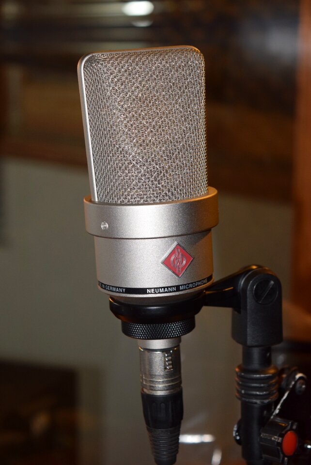 Recording studio recording audio
