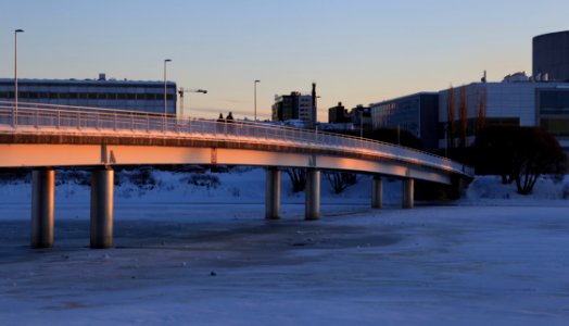 Pikisaarensilta Oulu 20180107