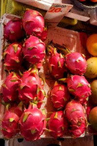 Pitaya in Hong Kong street market