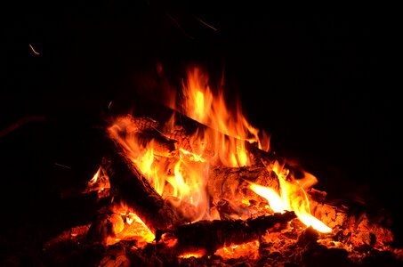Heat embers burn
