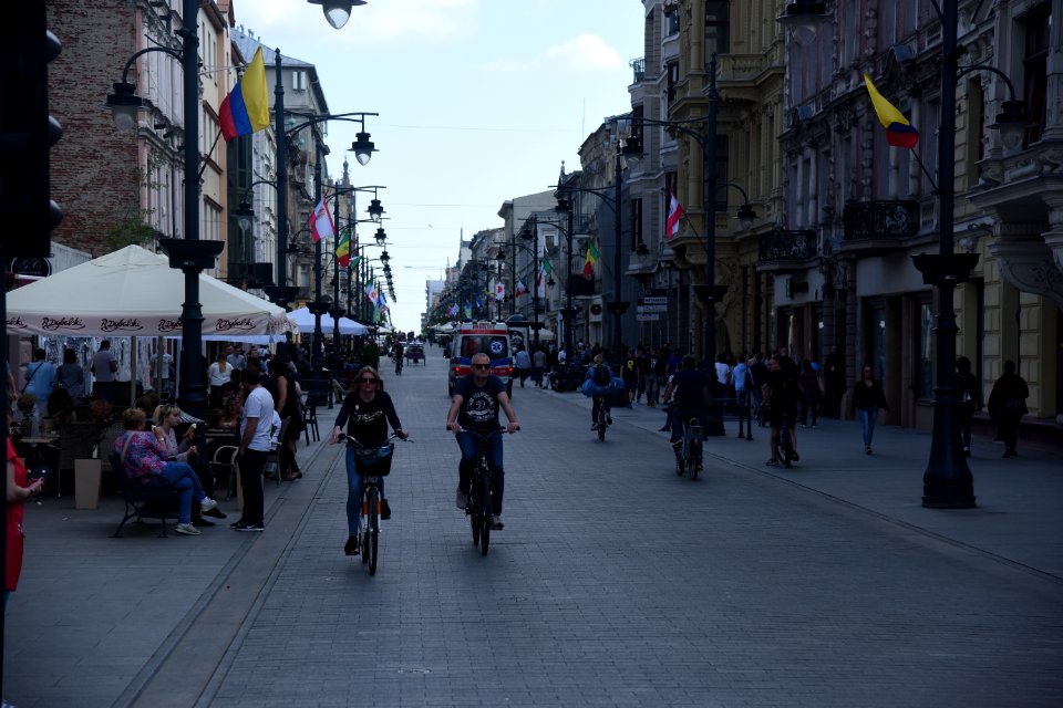 Piotrkowska street in Lodz 2019-05-18