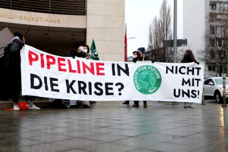 PipelineInDieKrise protest Willy-Brandt-Haus 2021-01-12 23