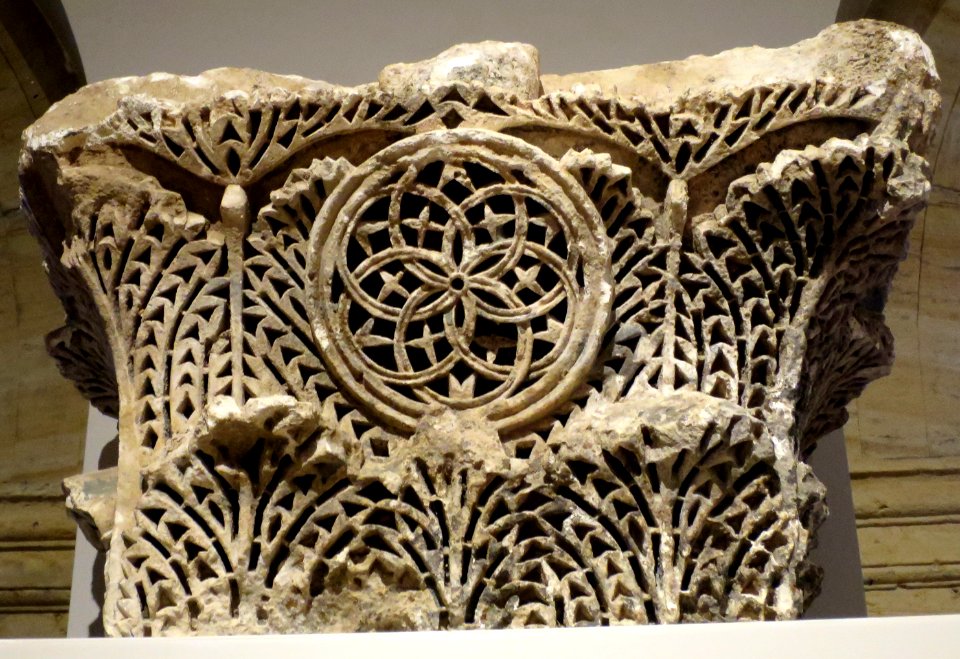 Pilaster capital, Byzantine (North Syria), c. 400-700 CE, Dayton Art Institute