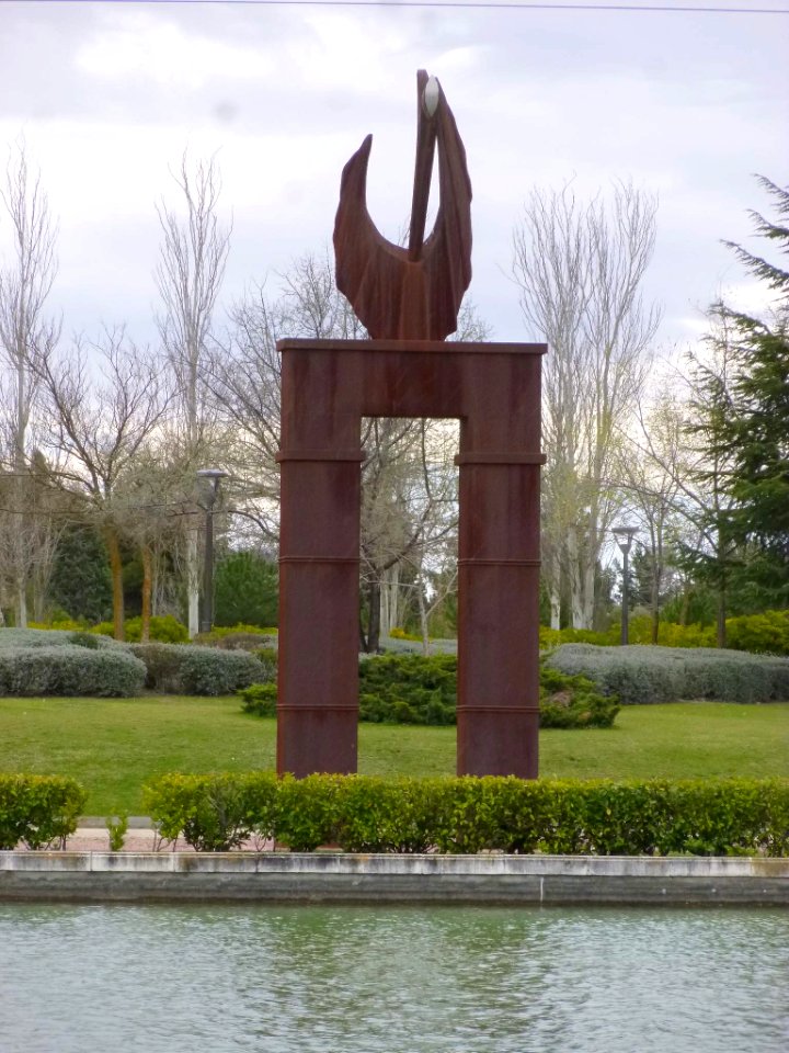 Pinto - lago del Parque Juan Carlos I (5)