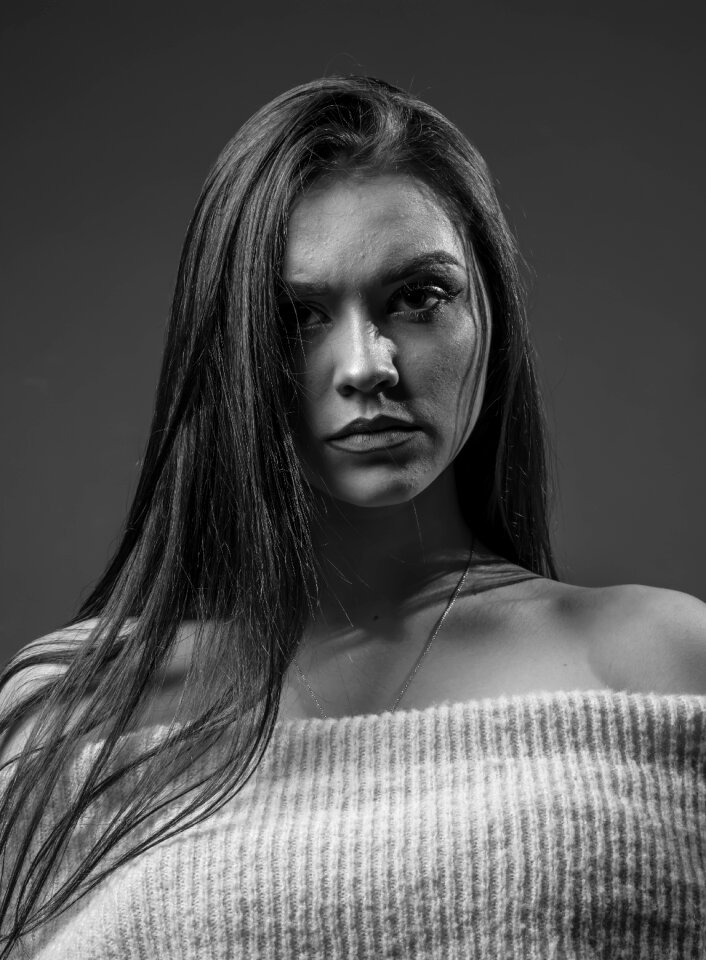 Black and white woman young