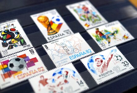 Stamp collection world cup football