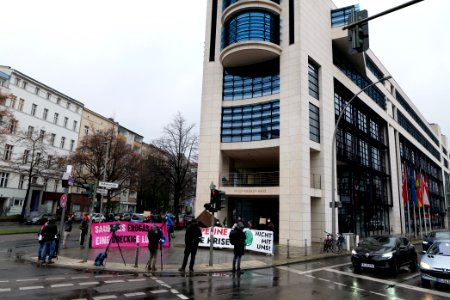 PipelineInDieKrise protest Willy-Brandt-Haus 2021-01-12 15