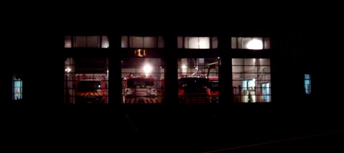 Pitt Street Fire Station At Night photo