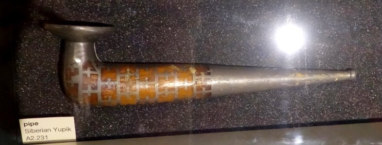 Pipe, Siberian Yupik - Museum of Anthropology, University of British Columbia - DSC09285