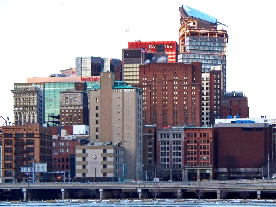 Pittsburgh skyline, 2015-02-15, 02