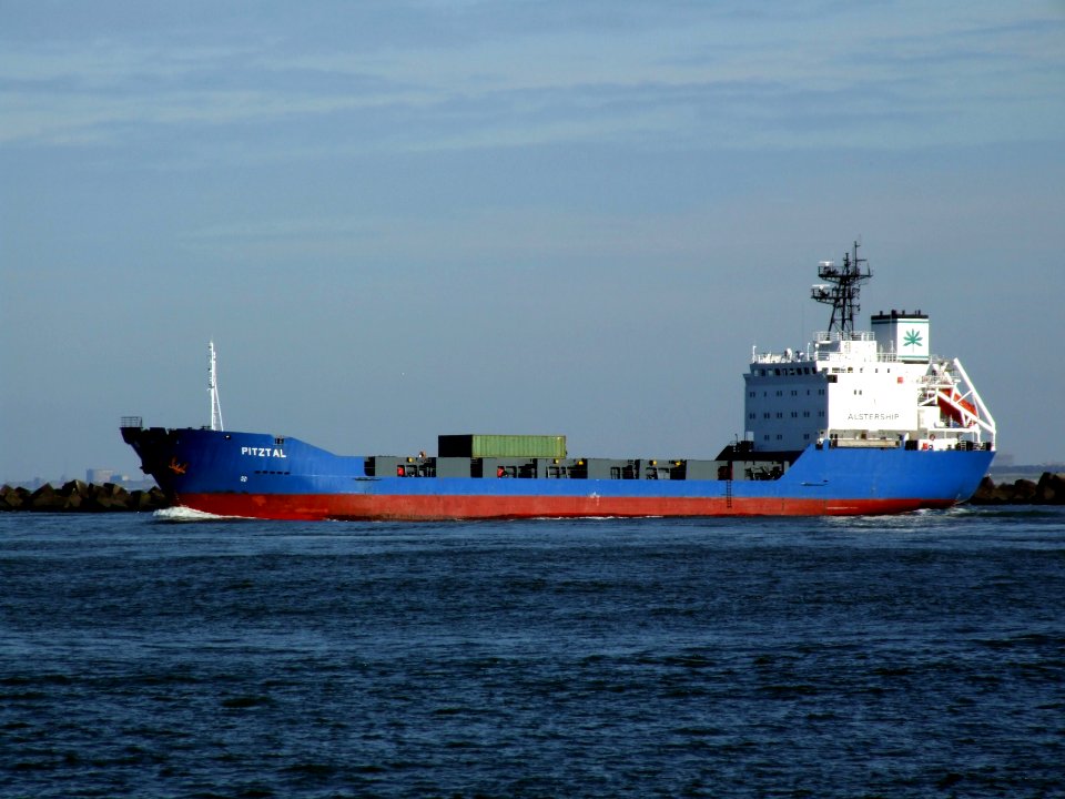 Pitztal IMO 8918708 p1 leaving Port of Rotterdam 21-Feb-2005