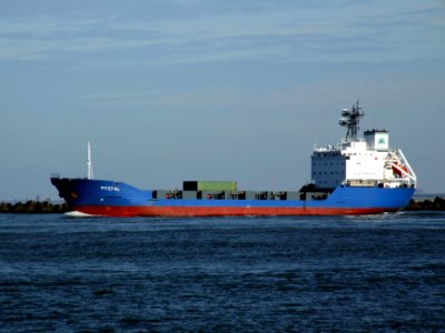 Pitztal IMO 8918708 p1 leaving Port of Rotterdam 21-Feb-2005