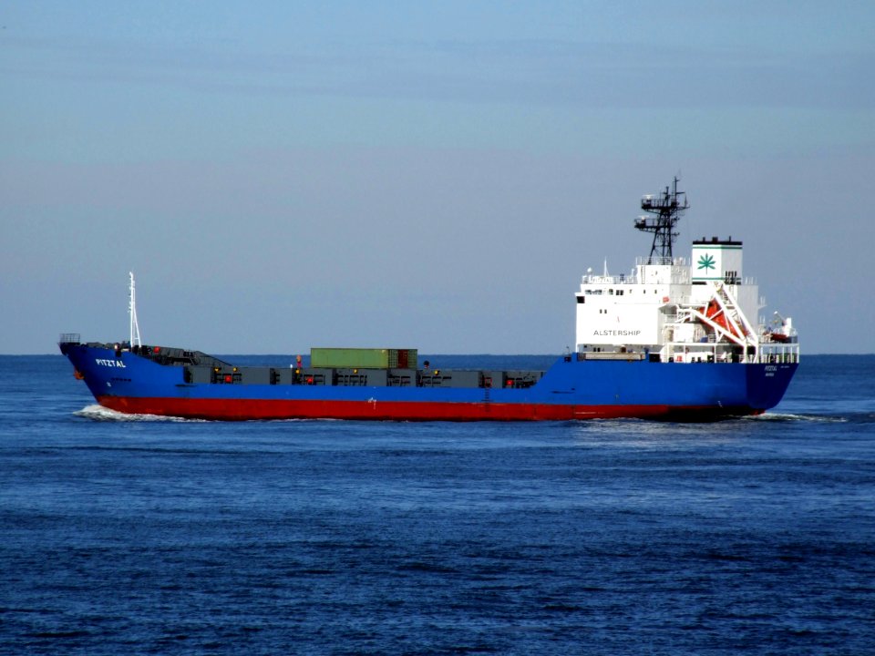 Pitztal IMO 8918708 p2 leaving Port of Rotterdam 21-Feb-2005