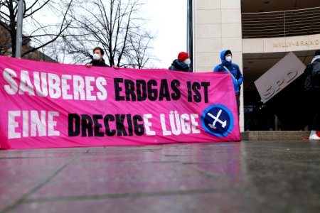 PipelineInDieKrise protest Willy-Brandt-Haus 2021-01-12 26