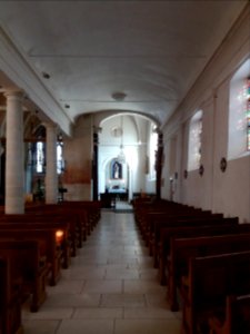 Plaisir - église Saint-Pierre - Nef latérale et chapelle