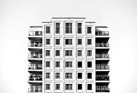 Modern facade building photo