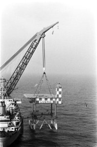 Plaatsing lichtplatform Goeree voor kust van Zeeland, Bestanddeelnr 924-7631