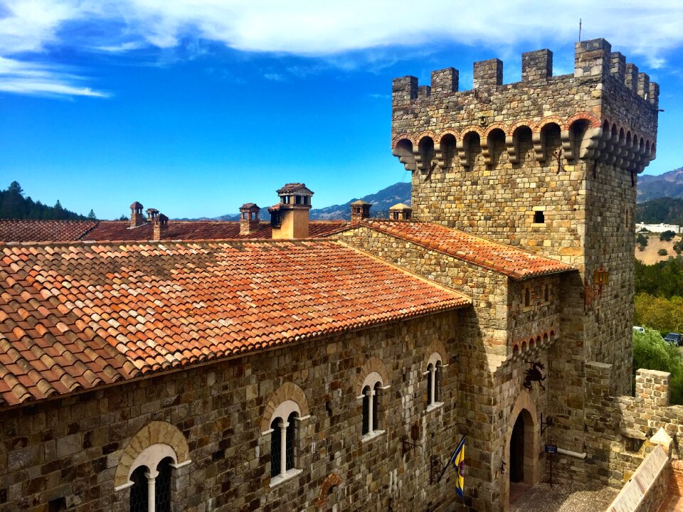 Napa vineyard winery brown castle