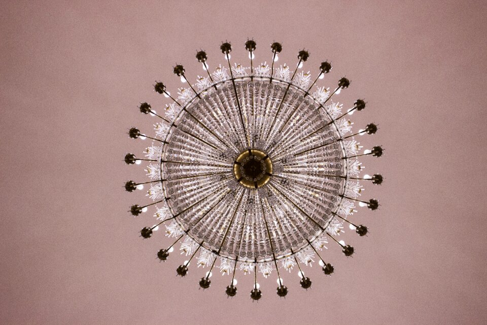 Interior design lamp luxury
