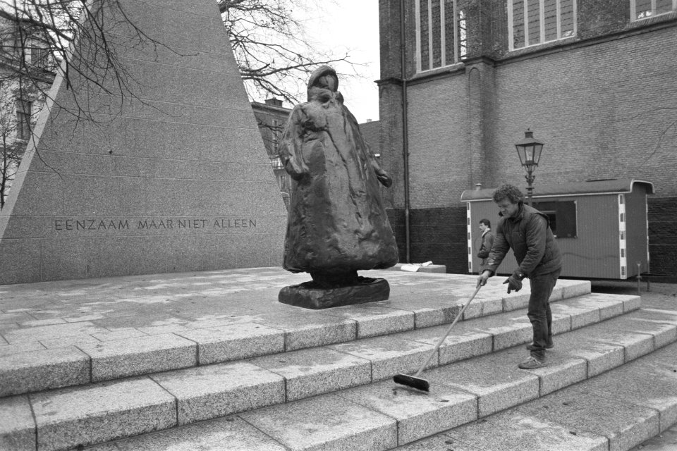 Plaatsing Wilhelminamonument in Den Haag, Bestanddeelnr 934-1385